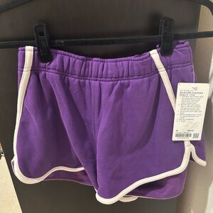 Lululemon Athletica Purple Shorts with White Accents